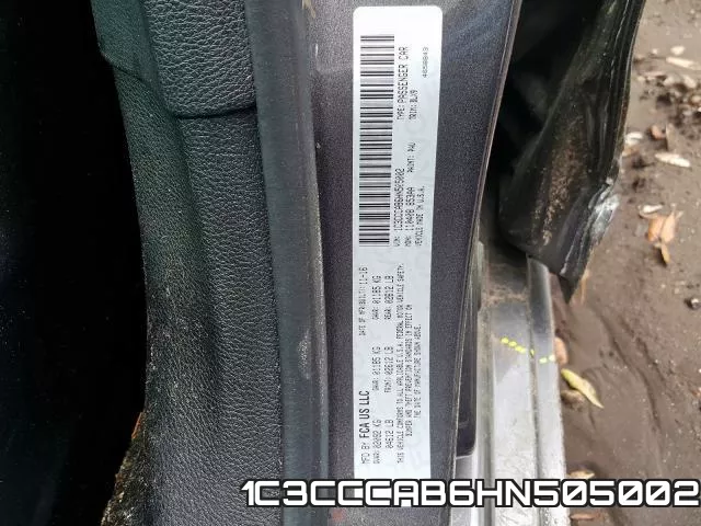 1C3CCCAB6HN505002 фото 2