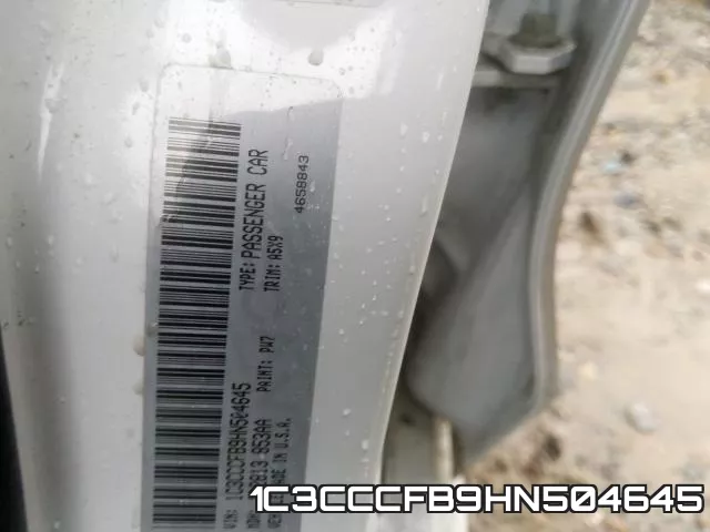 1C3CCCFB9HN504645 фото 2