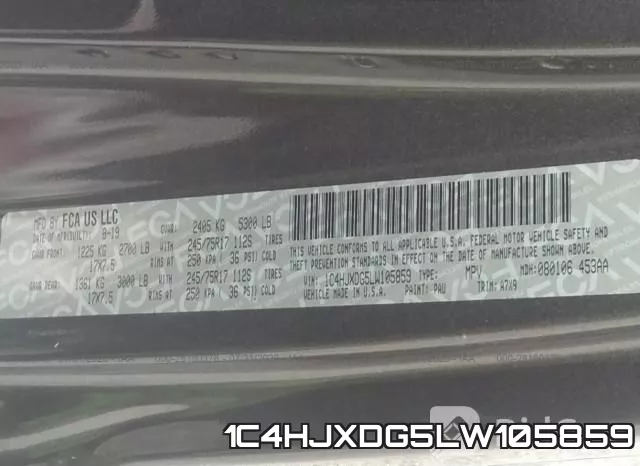 1C4HJXDG5LW105859 фото 10