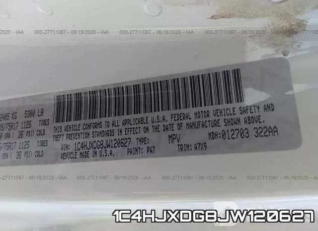 1C4HJXDG8JW120627 фото 10