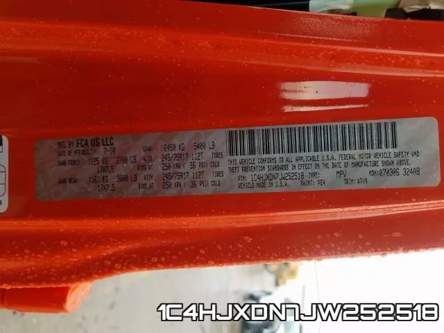 1C4HJXDN7JW252518 фото 2