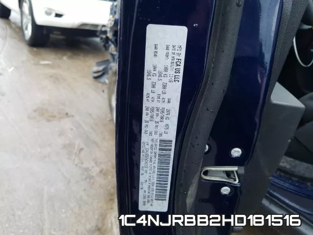 1C4NJRBB2HD181516 фото 2