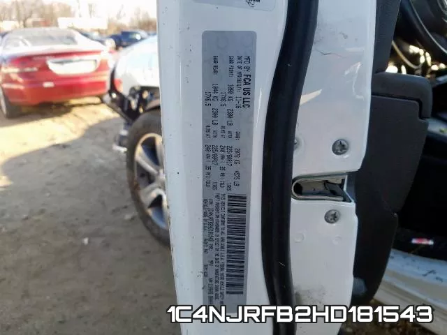 1C4NJRFB2HD181543 фото 2