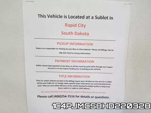1C4PJMCS8HD220328 фото 10