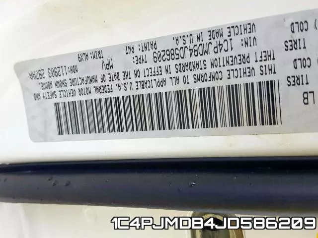1C4PJMDB4JD586209 фото 2