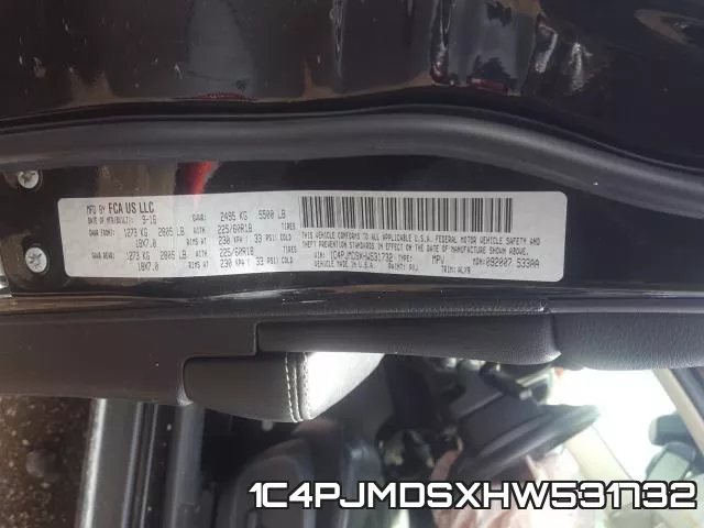1C4PJMDSXHW531732 фото 2