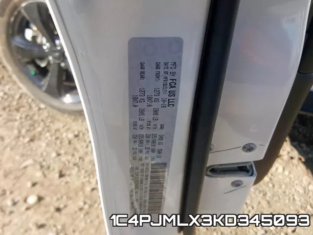 1C4PJMLX3KD345093 фото 2