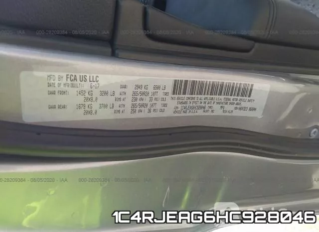 1C4RJEAG6HC928046 фото 10