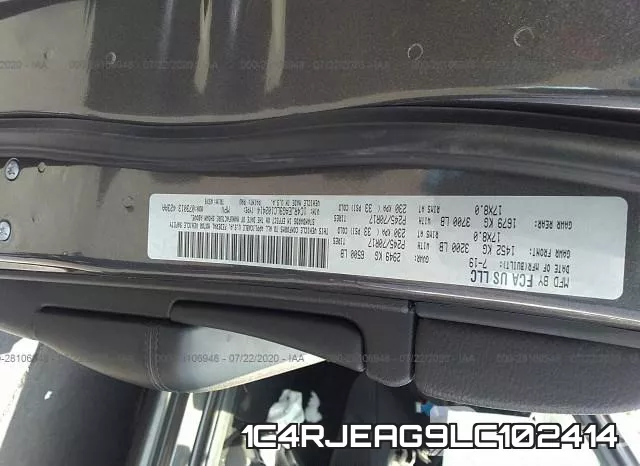 1C4RJEAG9LC102414 фото 10