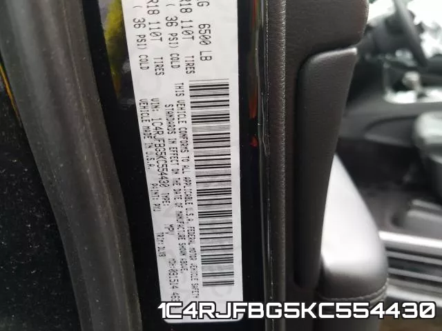 1C4RJFBG5KC554430 фото 2