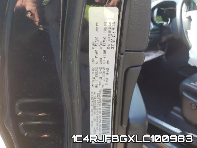 1C4RJFBGXLC100983 фото 2