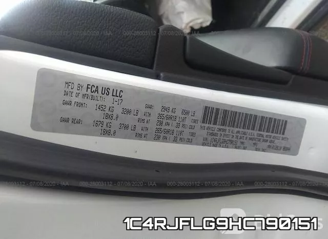 1C4RJFLG9HC790151 фото 10