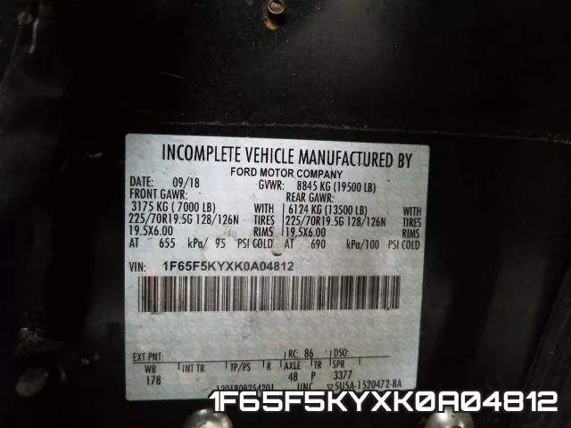 1F65F5KYXK0A04812 фото 2