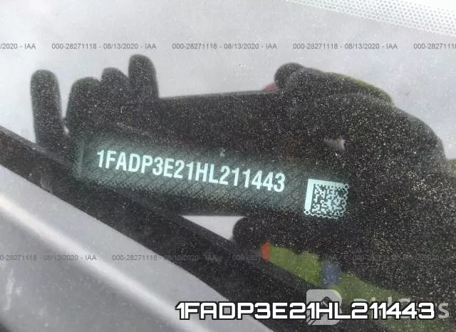 1FADP3E21HL211443 фото 10