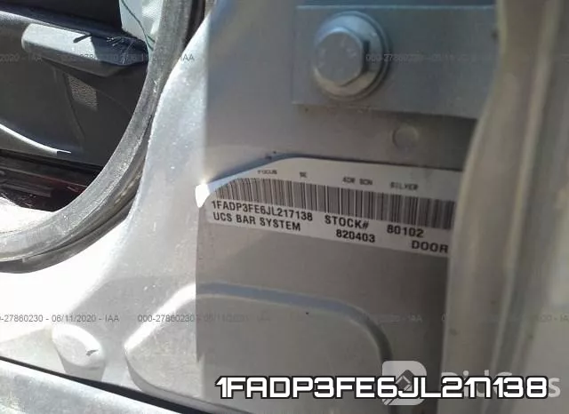 1FADP3FE6JL217138 фото 10