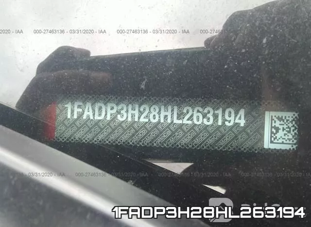 1FADP3H28HL263194 фото 10
