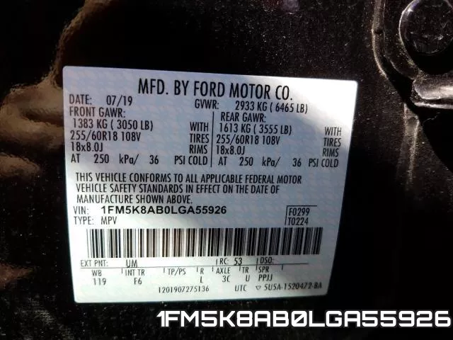 1FM5K8AB0LGA55926 фото 2