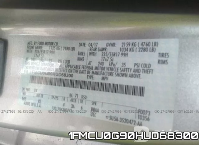 1FMCU0G90HUD68300 фото 10