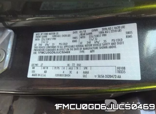 1FMCU0GD6JUC50469 фото 10