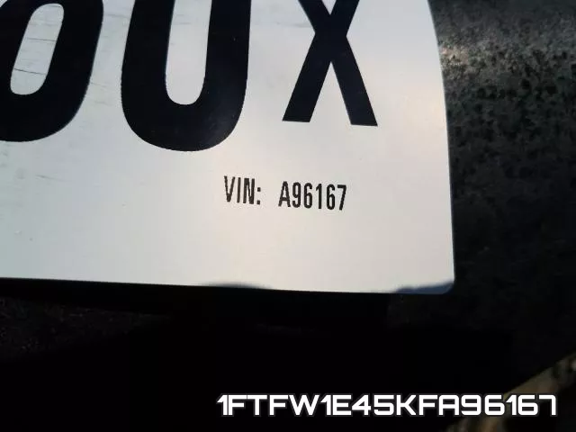 1FTFW1E45KFA96167 фото 2