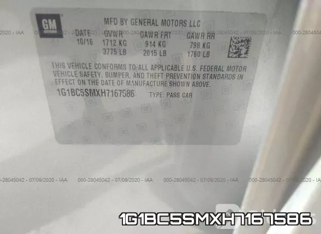 1G1BC5SMXH7167586 фото 10
