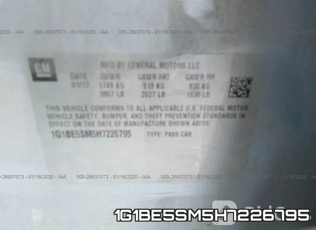 1G1BE5SM5H7226795 фото 10