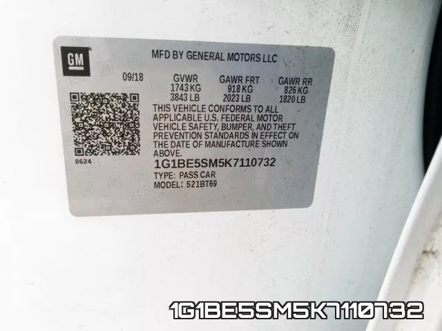 1G1BE5SM5K7110732 фото 2