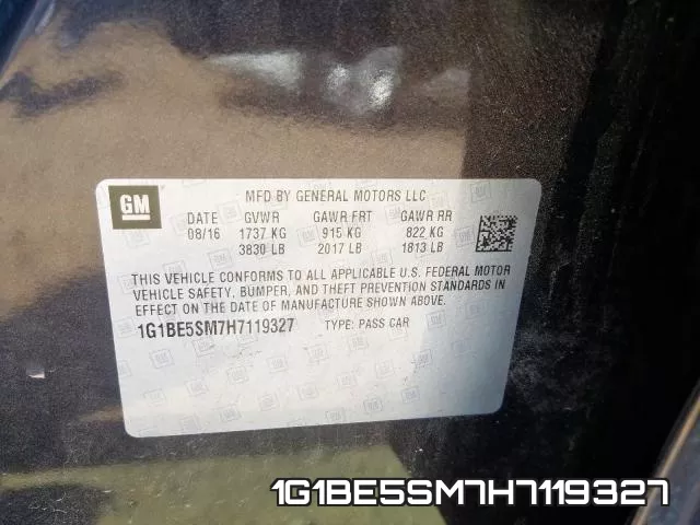 1G1BE5SM7H7119327 фото 2