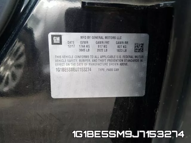 1G1BE5SM9J7153274 фото 2