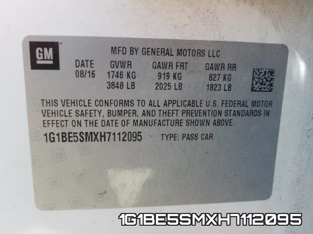1G1BE5SMXH7112095 фото 2