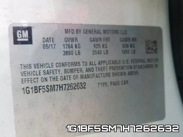 1G1BF5SM7H7262632 фото 2