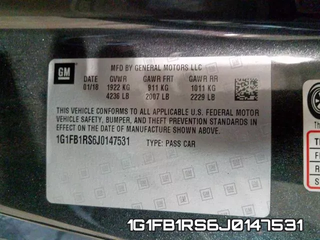 1G1FB1RS6J0147531 фото 2