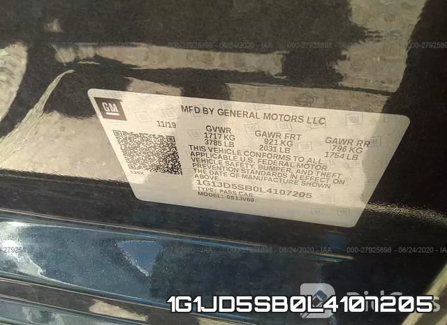 1G1JD5SB0L4107205 фото 10