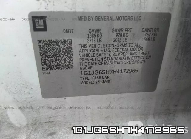 1G1JG6SH7H4172965 фото 10