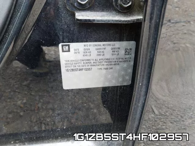 1G1ZB5ST4HF102957 фото 2