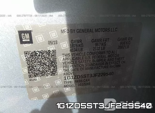 1G1ZD5ST3JF229540 фото 10