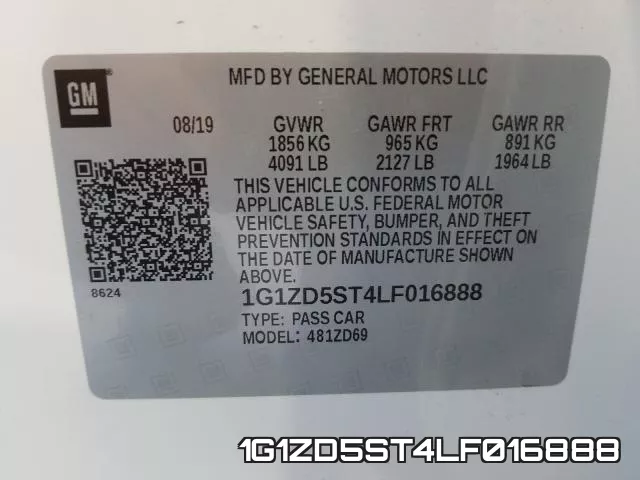 1G1ZD5ST4LF016888 фото 2