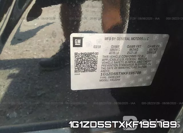 1G1ZD5STXKF195789 фото 10