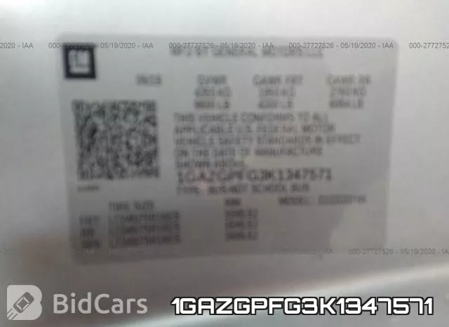 1GAZGPFG3K1347571 фото 10
