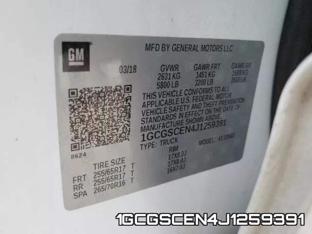 1GCGSCEN4J1259391 фото 2
