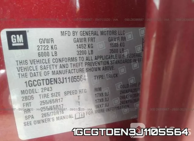 1GCGTDEN3J1105564 фото 10