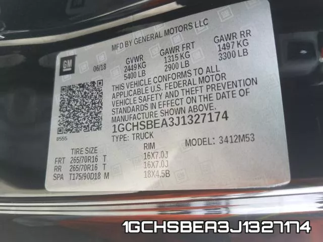 1GCHSBEA3J1327174 фото 2