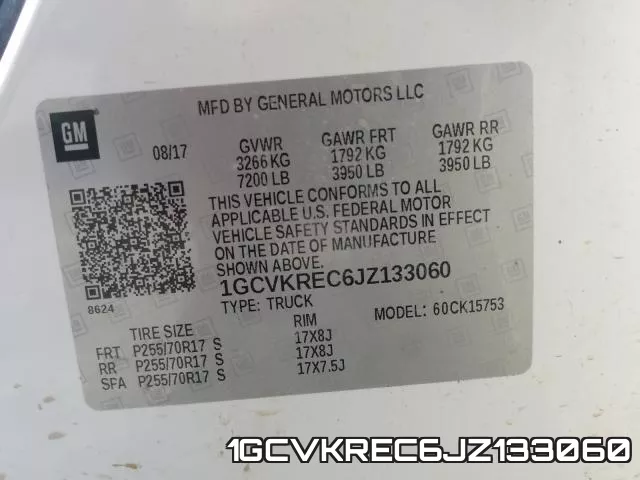 1GCVKREC6JZ133060 фото 2