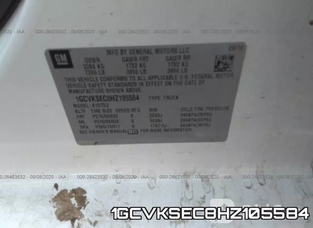 1GCVKSEC8HZ105584 фото 10