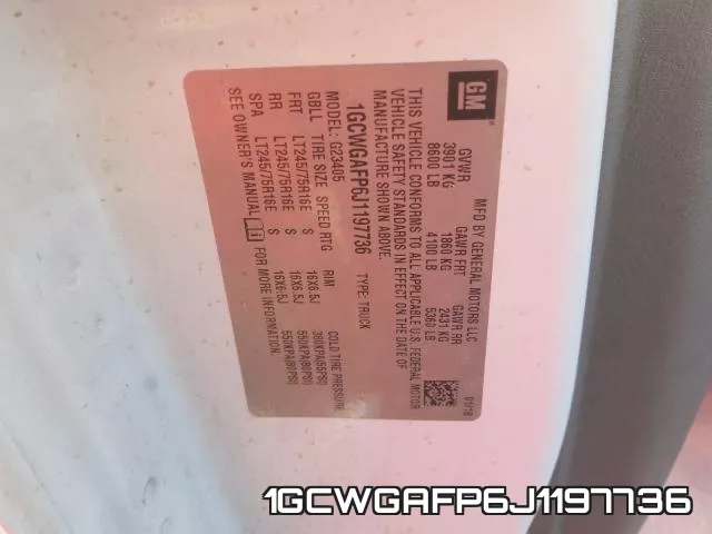 1GCWGAFP6J1197736 фото 2