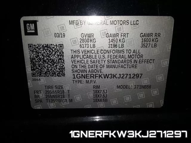 1GNERFKW3KJ271297 фото 2