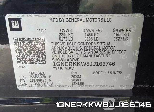 1GNERKKW8JJ166746 фото 10