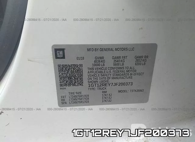 1GT12REY7JF200373 фото 10