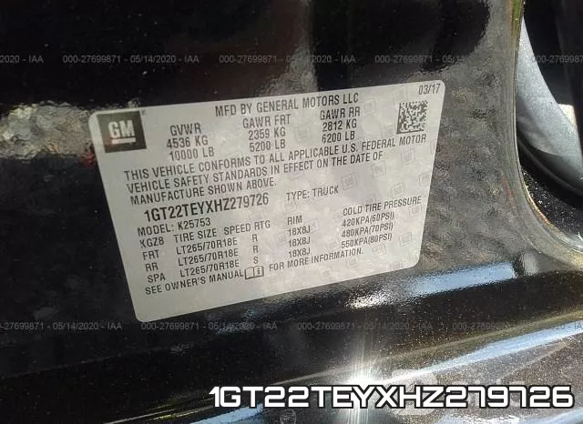 1GT22TEYXHZ279726 фото 10