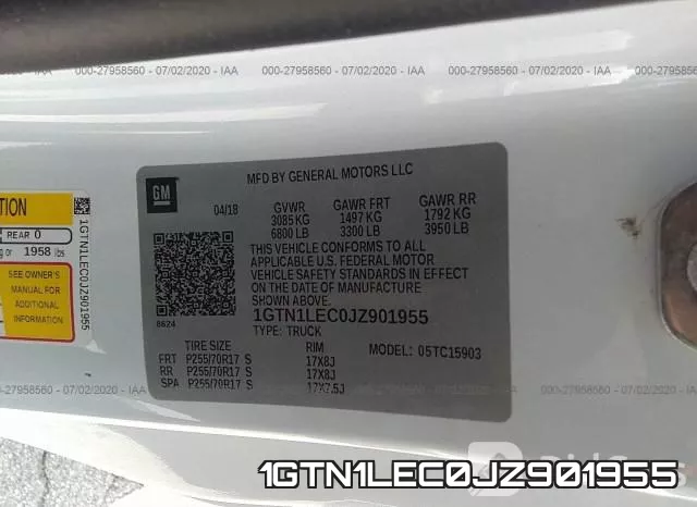 1GTN1LEC0JZ901955 фото 10